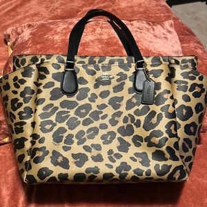 Coach work tote / diaper bag